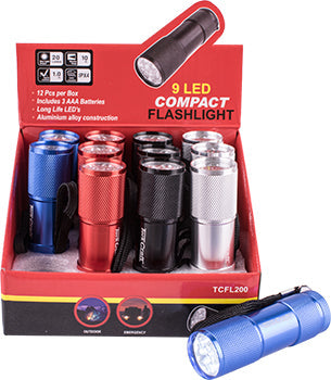 Tork Craft Torch Led Alum M/Col X12 Pdq Box Incl Aaa Batteries Tork Craft Flash L freeshipping - Africa Tool Distributors