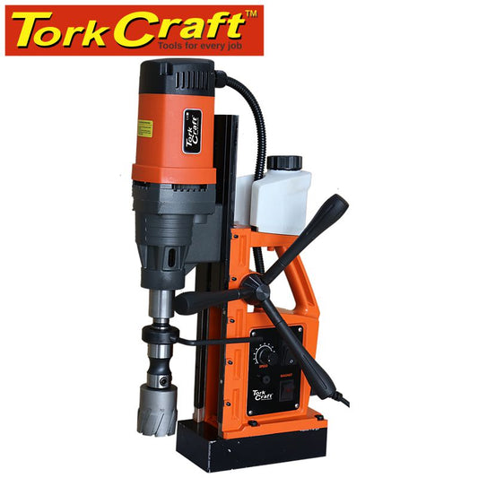 Tork Craft Mag Base Core 60Mm & Twist Drill 23Mm 440Rpm 16000N 220Mm Stroke 220V
