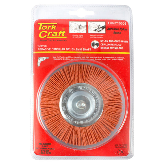 Nylon Wheel Brush 100 X 6Mm Tcw freeshipping - Africa Tool Distributors