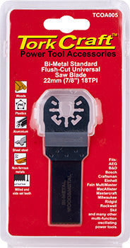 Quick Change Flush Cut Metal Saw Blade 22Mm(7/8')18Tpi freeshipping - Africa Tool Distributors