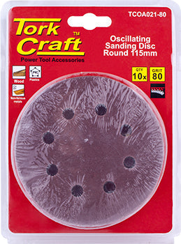 Oscilating Sandpaper A/O 115Mm 10Pc  Round 80Grit freeshipping - Africa Tool Distributors