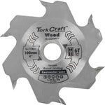 Tork Craft Blade Biscuit Joiner 100 X 6T 22.22Mm Tct freeshipping - Africa Tool Distributors
