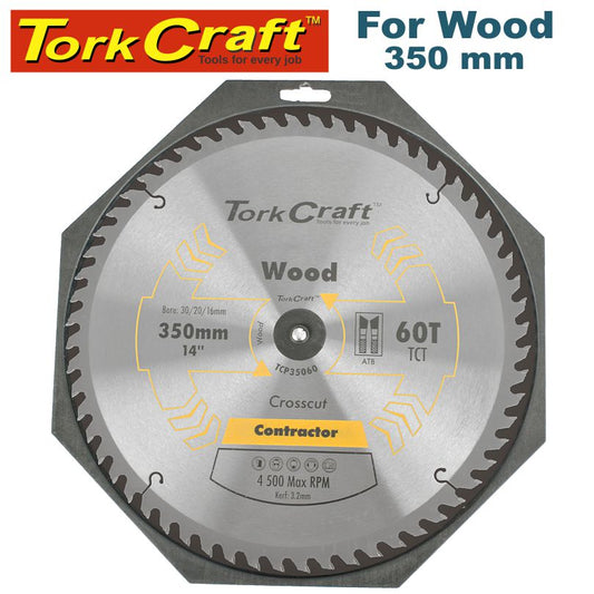 Tork Craft BLADE CONTRACTOR 350 X 60T 30 CIRCULAR SAW TCT
