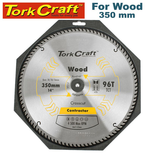 Tork Craft BLADE CONTRACTOR 350 X 96T 30/1 CIRCULAR SAW TCT