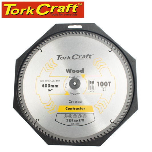 Tork Craft BLADE CONTRACTOR 400 X 100T 30/1 CIRCULAR SAW TCT