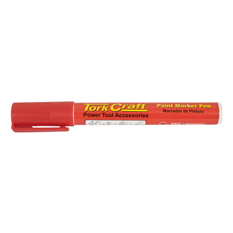 Tork Craft Paint Marker Pen 1Pc Bulk Red Bulk freeshipping - Africa Tool Distributors