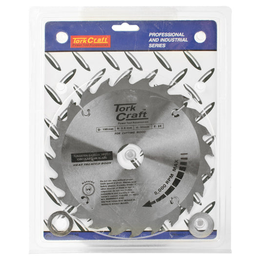 Tork Craft BLADE TCT 190 X 24T 30/20/16 ATB POSITIVE PROFESIONAL INDUSTRIAL