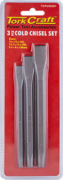 Tork Craft Cold Chisel 3Pc freeshipping - Africa Tool Distributors