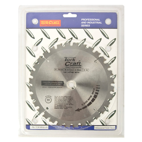 Tct Blade Steel Cutting. 185X32T 20/16 freeshipping - Africa Tool Distributors