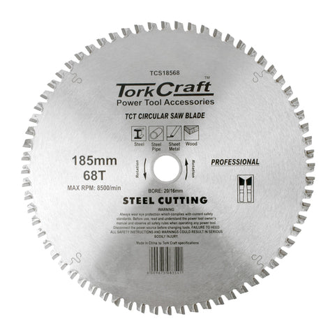 Tct Blade Steel Cutting 185X68T 20/16 freeshipping - Africa Tool Distributors