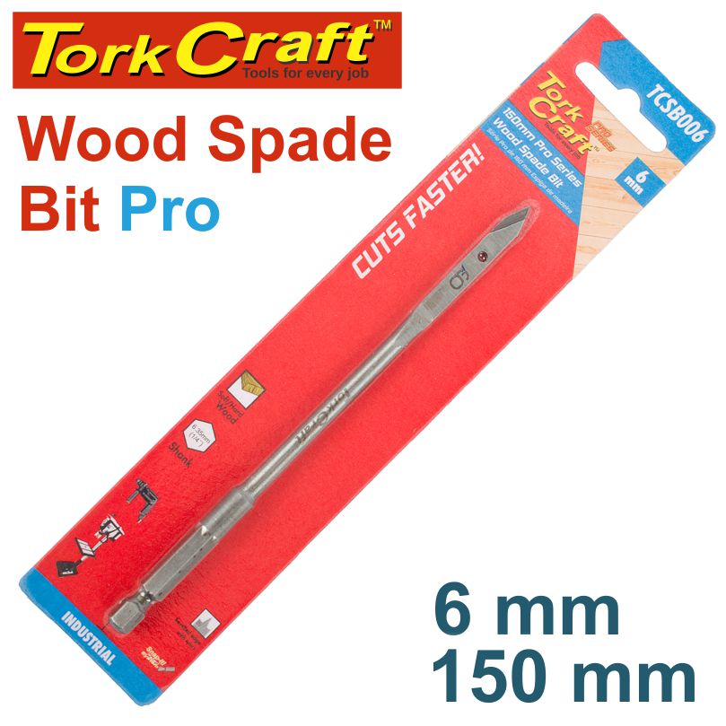 Spade Bit Pro Series 6Mm X 150Mm freeshipping - Africa Tool Distributors