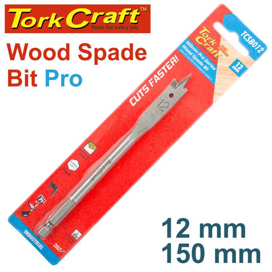 Spade Bit Pro Series 12Mm X 150Mm freeshipping - Africa Tool Distributors