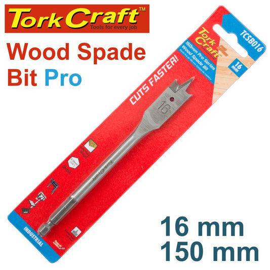 Spade Bit Pro Series 16Mm X 150Mm freeshipping - Africa Tool Distributors