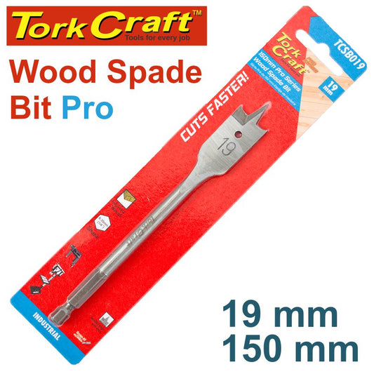 Spade Bit Pro Series 19Mm X 150Mm freeshipping - Africa Tool Distributors