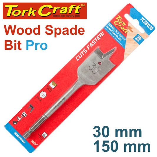 Spade Bit Pro Series 30Mm X 150Mm freeshipping - Africa Tool Distributors