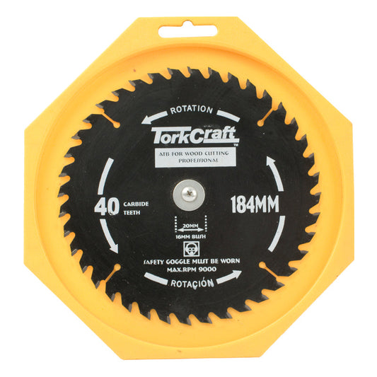 Tork Craft BLADE THIN KERF 184X40T 20/16