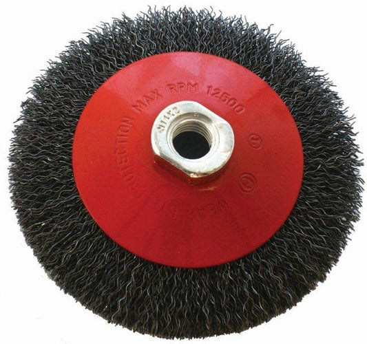 Wire Cup Brush Crimped Bevel Plain 115Mmxm14 Blister freeshipping - Africa Tool Distributors