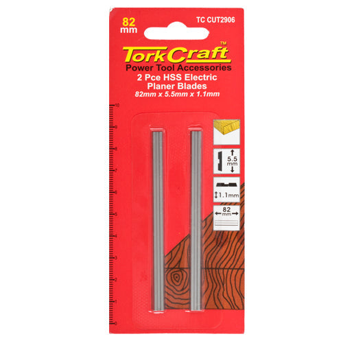 Planer Blades 82Mm X 5.5Mm X 1.1Mm Hss Insert 2Pce freeshipping - Africa Tool Distributors