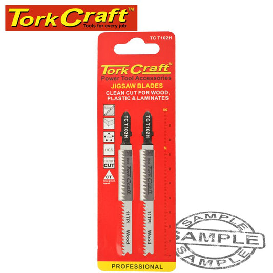 T-Shank Jigsaw Blade Clean Cut Wood/Lam/Plastic 2.3Mm 11Tpi 100Mm 2Pc freeshipping - Africa Tool Distributors