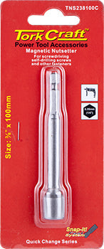 Tork Craft Nutsetter Magnetic 3/8'X 100Mm 1/Card freeshipping - Africa Tool Distributors