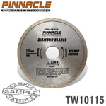 Diamond Blade Cont.Rim 115X22.22Mm Pinnacle freeshipping - Africa Tool Distributors