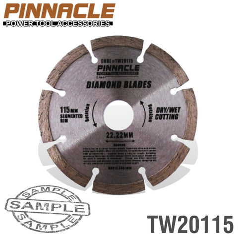 Diamond Blade Segmented 115Mm Pinnacle Brand freeshipping - Africa Tool Distributors