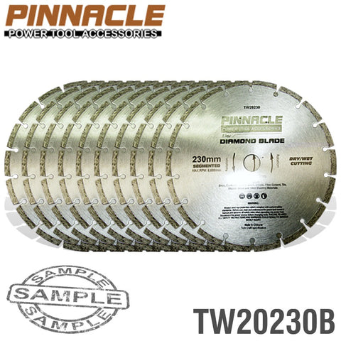 Pinnacle Diamond Blade Segmented 230Mm 10/Box Pinnacle freeshipping - Africa Tool Distributors