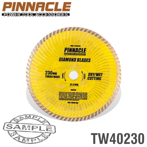 Pinnacle Diamond Blade Turbo Wave 230Mm X 22.22 Pinnacle freeshipping - Africa Tool Distributors