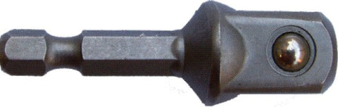 Tork Craft Socket Adaptor 1/4'M Sq X 75Mm 1/4'M Hex  Shank Bulk freeshipping - Africa Tool Distributors