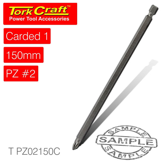 Pozi No.2 Power Bit X 150Mm Carded freeshipping - Africa Tool Distributors