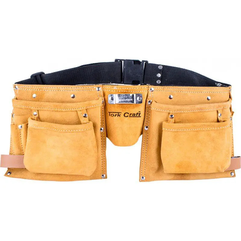Tork Carft Professional Leather Tool Belt 11 Pocket Africa Tool Distributors