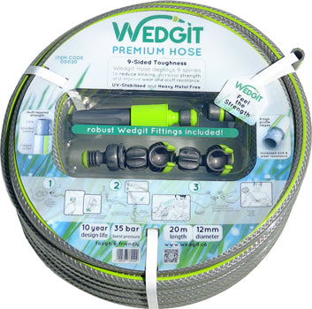 Wedgit Premium Hose 12Mm 1/2' X 20M Includes Starter Kit freeshipping - Africa Tool Distributors
