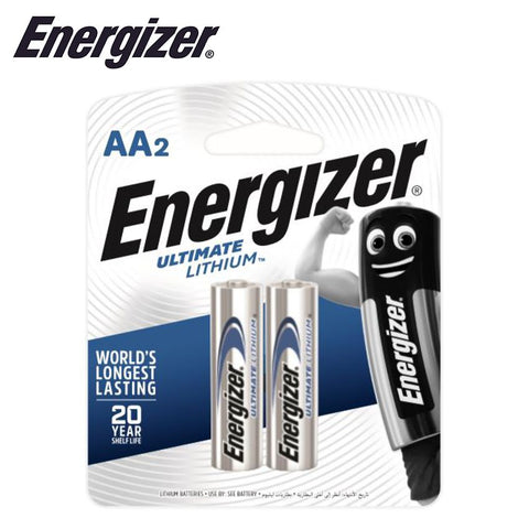 Energizer Ultimate Lithium:  Aa - 2 Pack (Moq6) freeshipping - Africa Tool Distributors