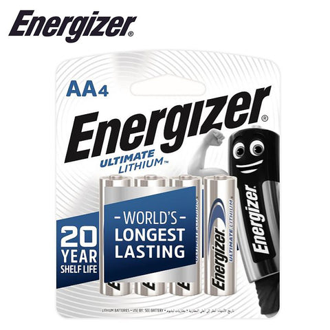 Energizer Ultimate Lithium:  Aa - 4 Pack (Moq6) freeshipping - Africa Tool Distributors