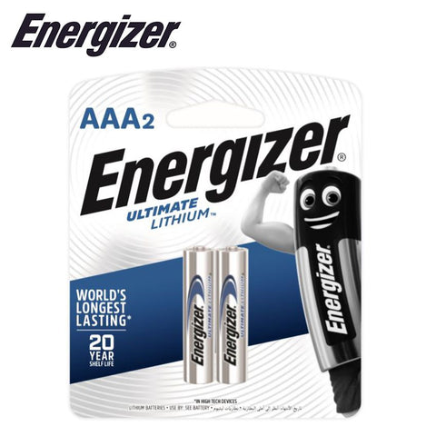 Energizer Ultimate Lithium:  Aaa - 2 Pack (Moq6) freeshipping - Africa Tool Distributors