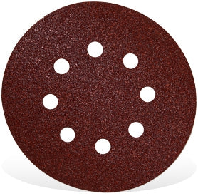 sanding disc 150mm 600 grit with holes 10/pk hook and loop