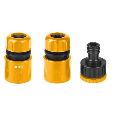 INGCO - Hose Quick Connector Set (3 Piece)