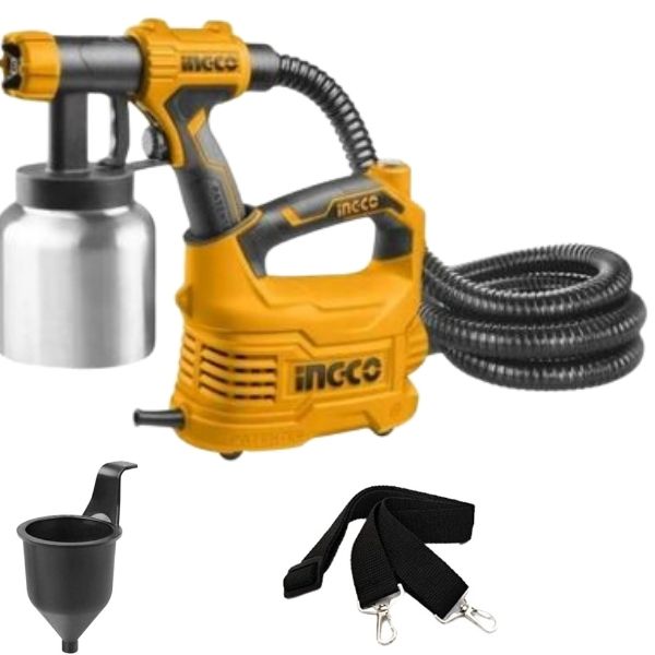 Ingco Spray Gun With Aluminium Tank / Paint Sprayer - Floor Based (550W)