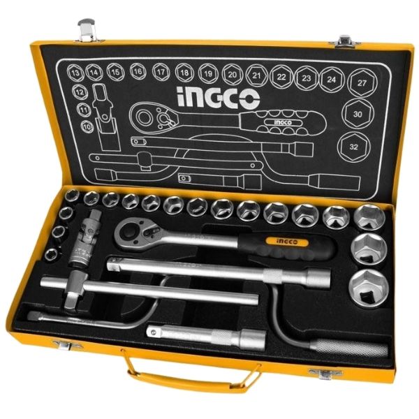 Ingco Socket Set 24 Piece Northern Bolt & Tool