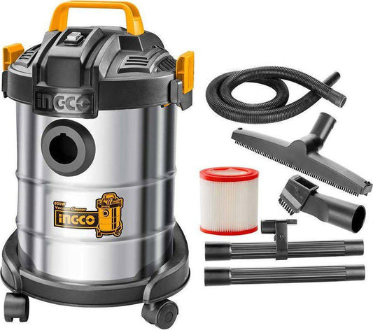 INGCO - Vacuum Cleaner (Wet and Dry) - 12 Litre