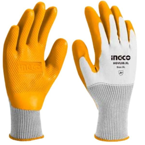 Ingco - Latex Gloves Industrial Chemical - Extra Large