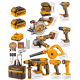 Ingco 9 Piece Cordless Industrial Combo Kit Ingco 9 Piece Cordless Industrial Combo Kit