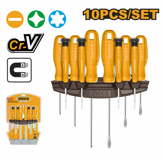 Ingco - Screwdrivers / Precision Screwdriver Set (Super Select) - 10 Piece Ingco - Screwdrivers / Precision Screwdriver Set (Super Select) - 10 Piece